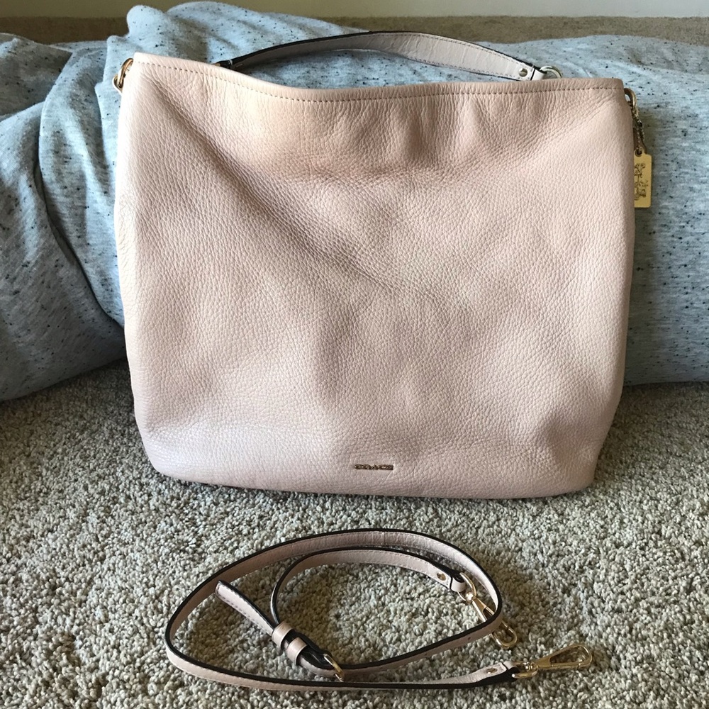 Beautiful pink leather Coach bag